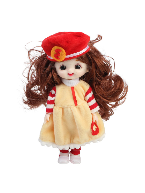 Кукла шарнирная Little Mania Милана ZW821-DBR кукла шарнирная little mania агата zw825 ro