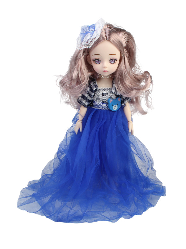 

Кукла шарнирная Little Mania Агата ZW825-BL, ZW825