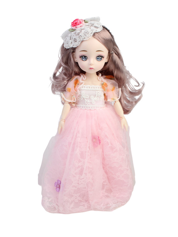 

Кукла шарнирная Little Mania Агата ZW825-RO, ZW825