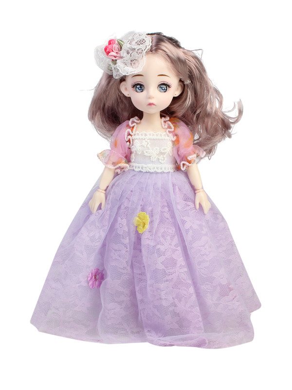 

Кукла шарнирная Little Mania Агата ZW825-VIO, ZW825