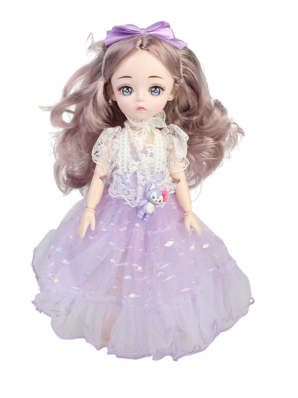 

Кукла шарнирная Little Mania Мария ZW826-VIO, ZW826