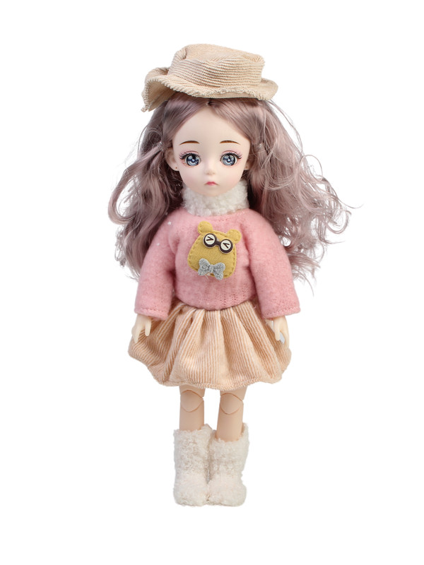 

Кукла шарнирная Little Mania Варвара ZW828-RO, ZW828