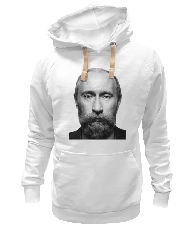 

Худи унисекс Printio Ввп с бородой белое L, Белый, Ввп с бородой