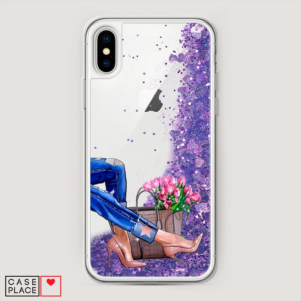 

Чехол Awog на Apple iPhone XS Max (10S Max) / Айфон XS Max (10S Max) "Каблучки", Разноцветный, 11992-1