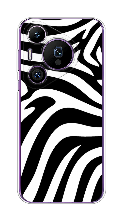 

Чехол на Huawei Pura 70 Pro/70 Pro Plus "Полоски зебры", Черный;белый;бежевый, 6124150-1