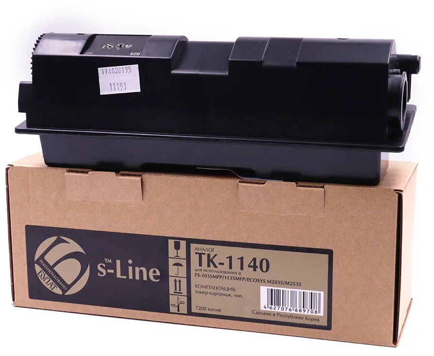 

Тонер-картридж Булат s-Line TK-1140 для Kyocera FS-1035MFP, Черный, AAMTFS1035050