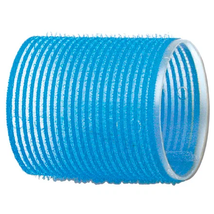 

Аксессуар для волос Dewal Бигуди-липучки d=55 мм Голубой 6 шт