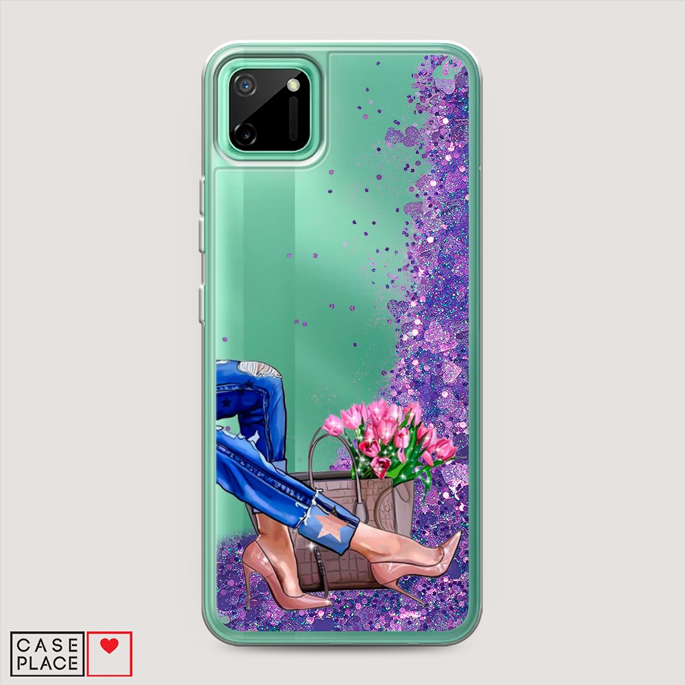 

Чехол Awog на Realme C11 2020 "Каблучки", Разноцветный, 253892-1