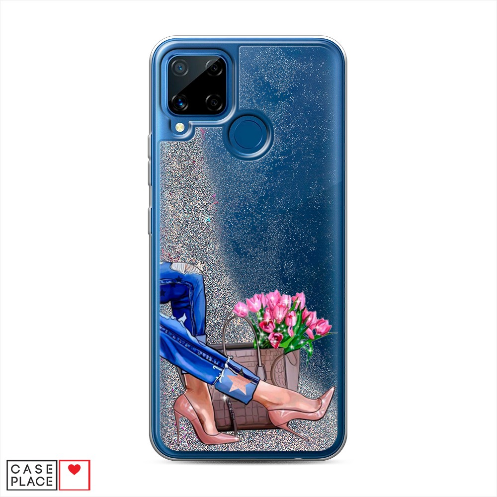 

Чехол Awog на Realme C15 "Каблучки", Разноцветный, 255091-1