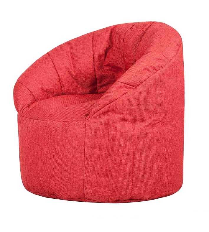 фото Бескаркасное кресло папа пуф club chair red (красный)