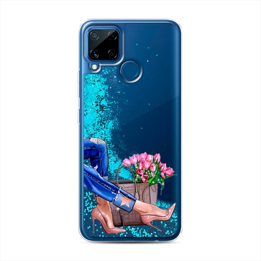 

Чехол Awog на Realme C15 "Каблучки", Разноцветный, 255093-1