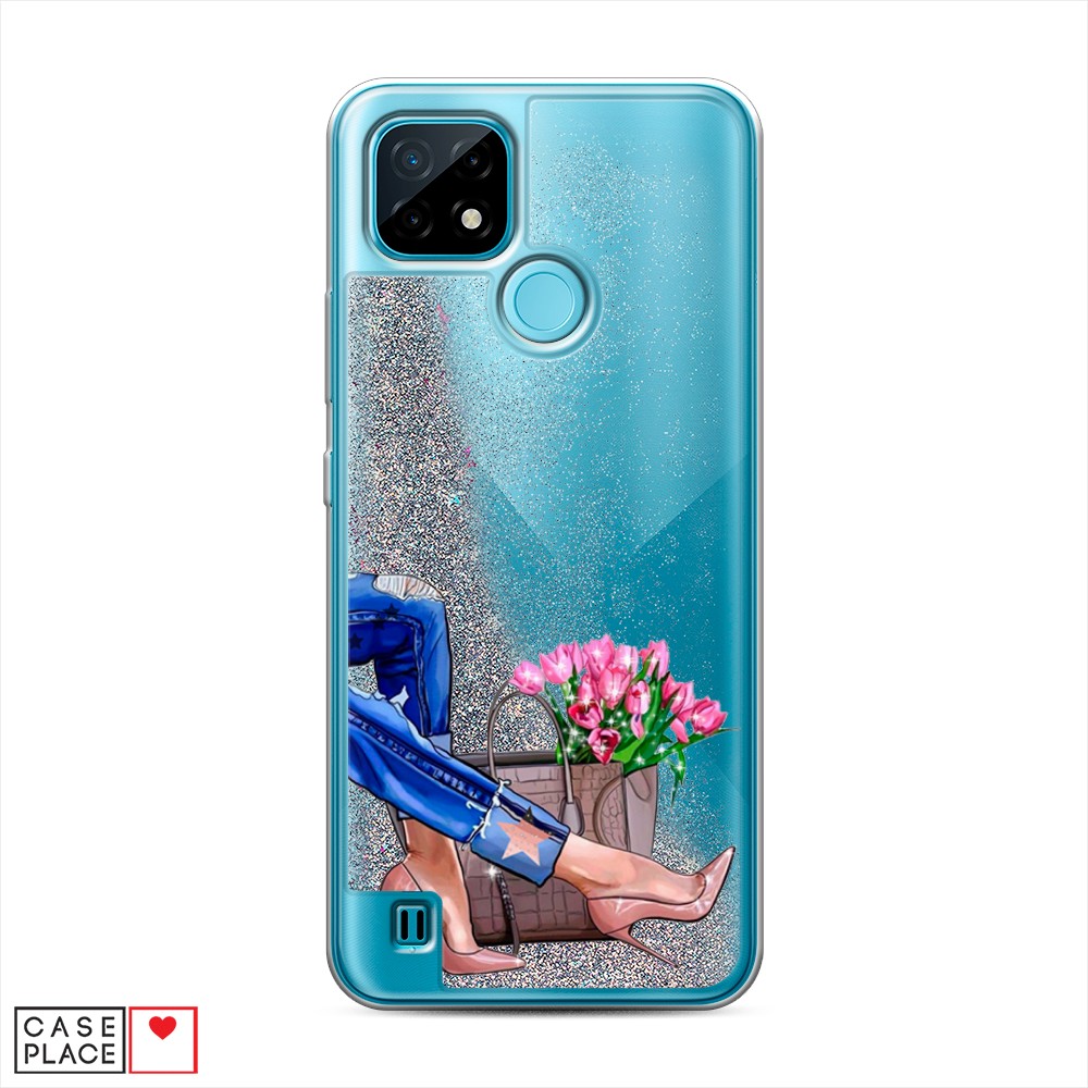 

Чехол Awog на Realme C21 "Каблучки", Разноцветный, 254991-1