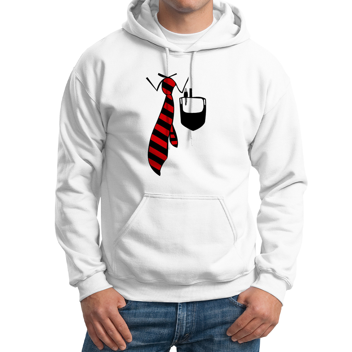 

Худи унисекс CoolPodarok рубашка белое 50 RU, M0113275