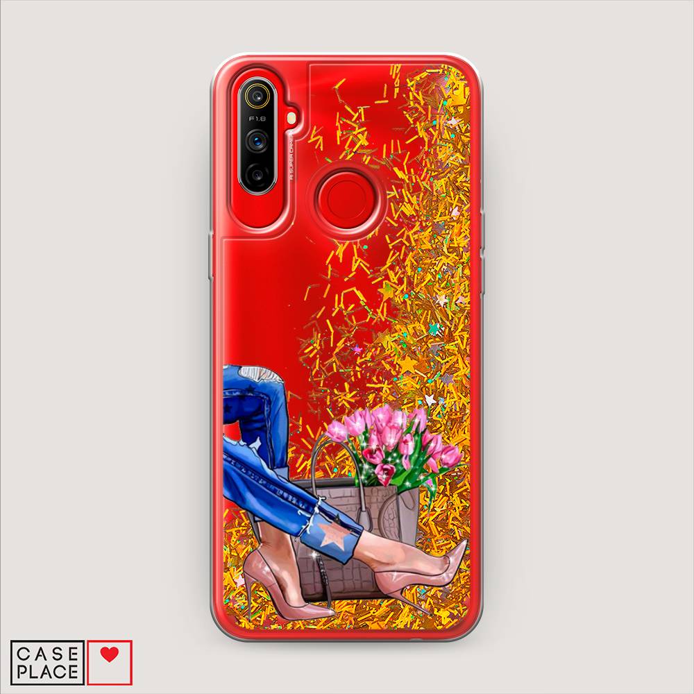

Чехол Awog на Realme C3 "Каблучки", Разноцветный, 253090-1