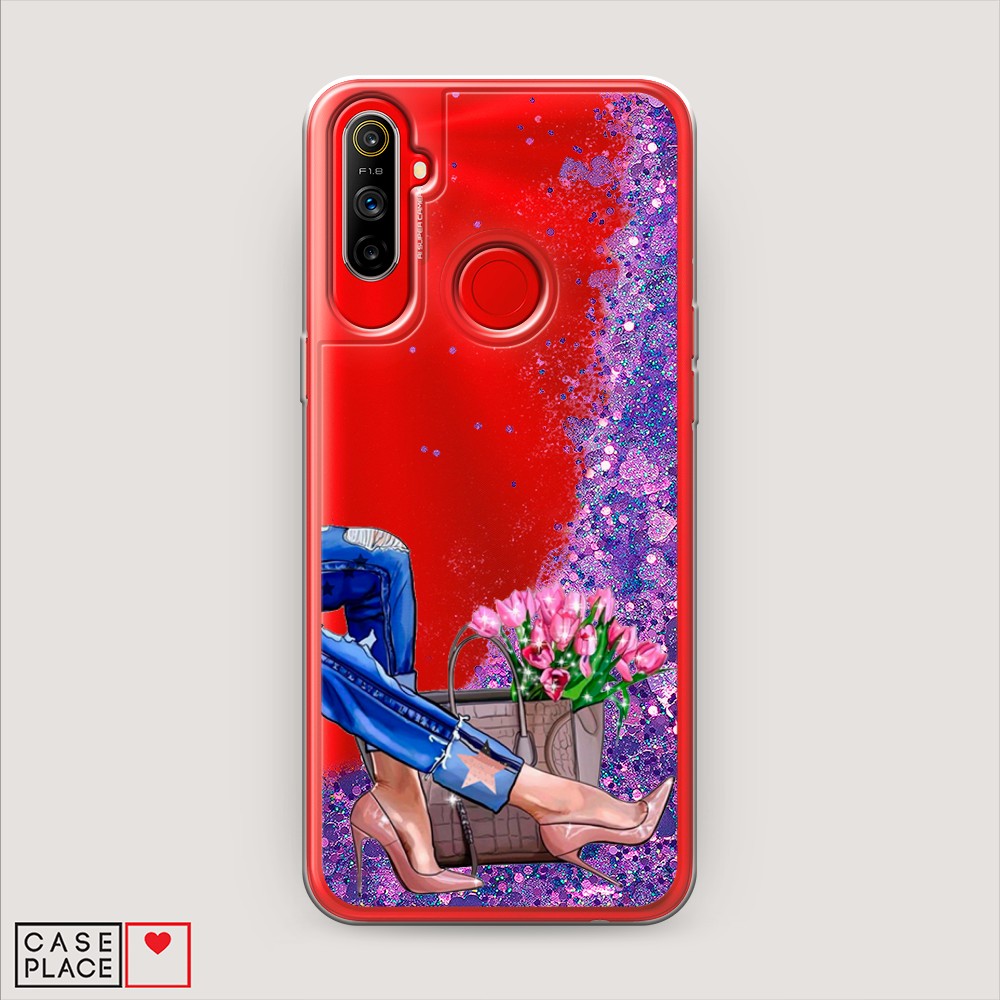

Чехол Awog на Realme C3 "Каблучки", Разноцветный, 253092-1