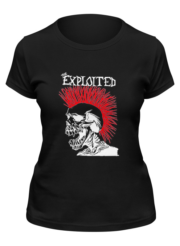 

Футболка женская Printio The exploited черная M, Черный, The exploited