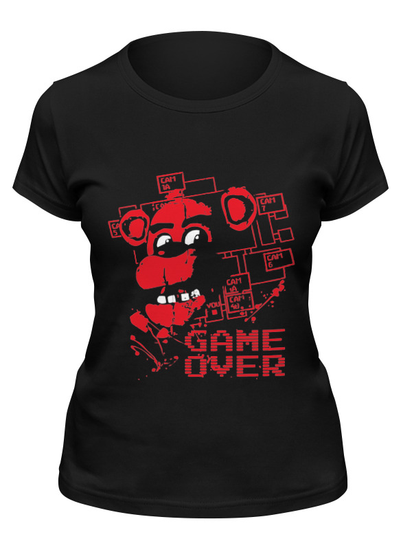 

Футболка женская Printio Пять ночей у фредди (five nights at freddy’s) черная XL, Черный, Пять ночей у фредди (five nights at freddy’s)