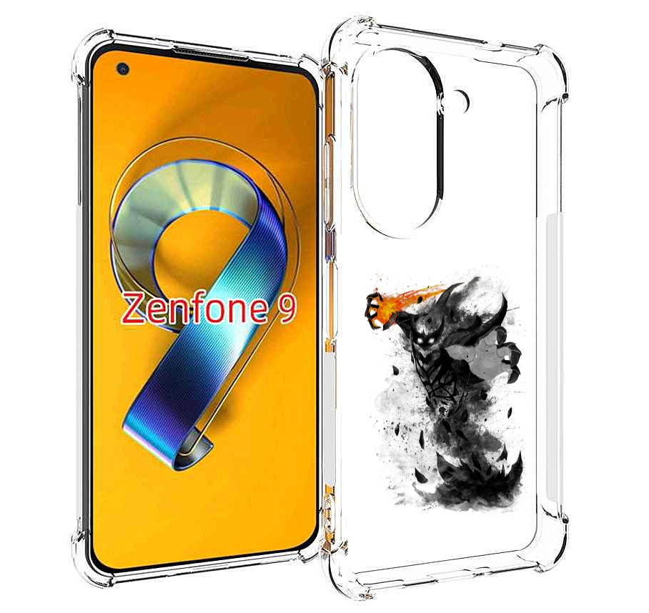

Чехол MyPads nevermore черно белый для Asus Zenfone 9 (AI2202), Прозрачный, Tocco