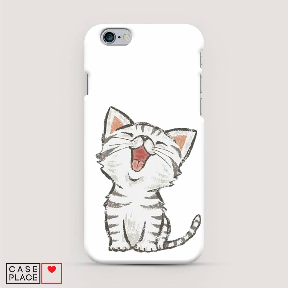 

Пластиковый чехол "Котенок рисованный" на Apple iPhone 6, 10420-1