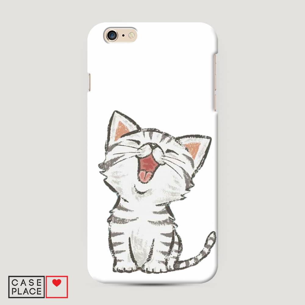 

Пластиковый чехол "Котенок рисованный" на Apple iPhone 6 Plus, 10520-1