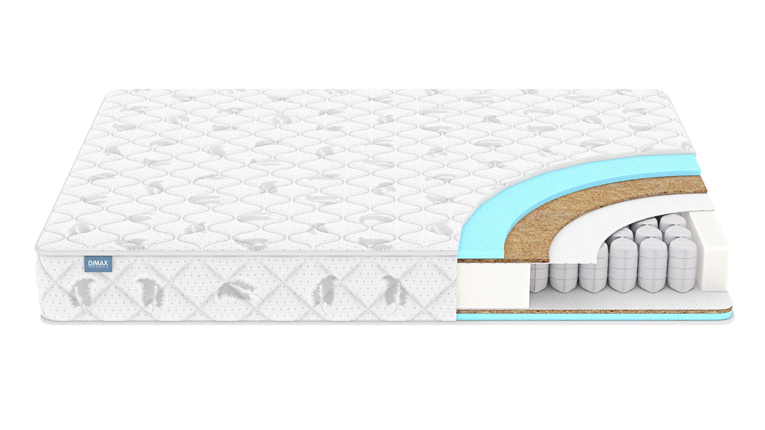

Матрас Dimax Оптима Премиум Хард 110x215, Оптима Премиум Хард