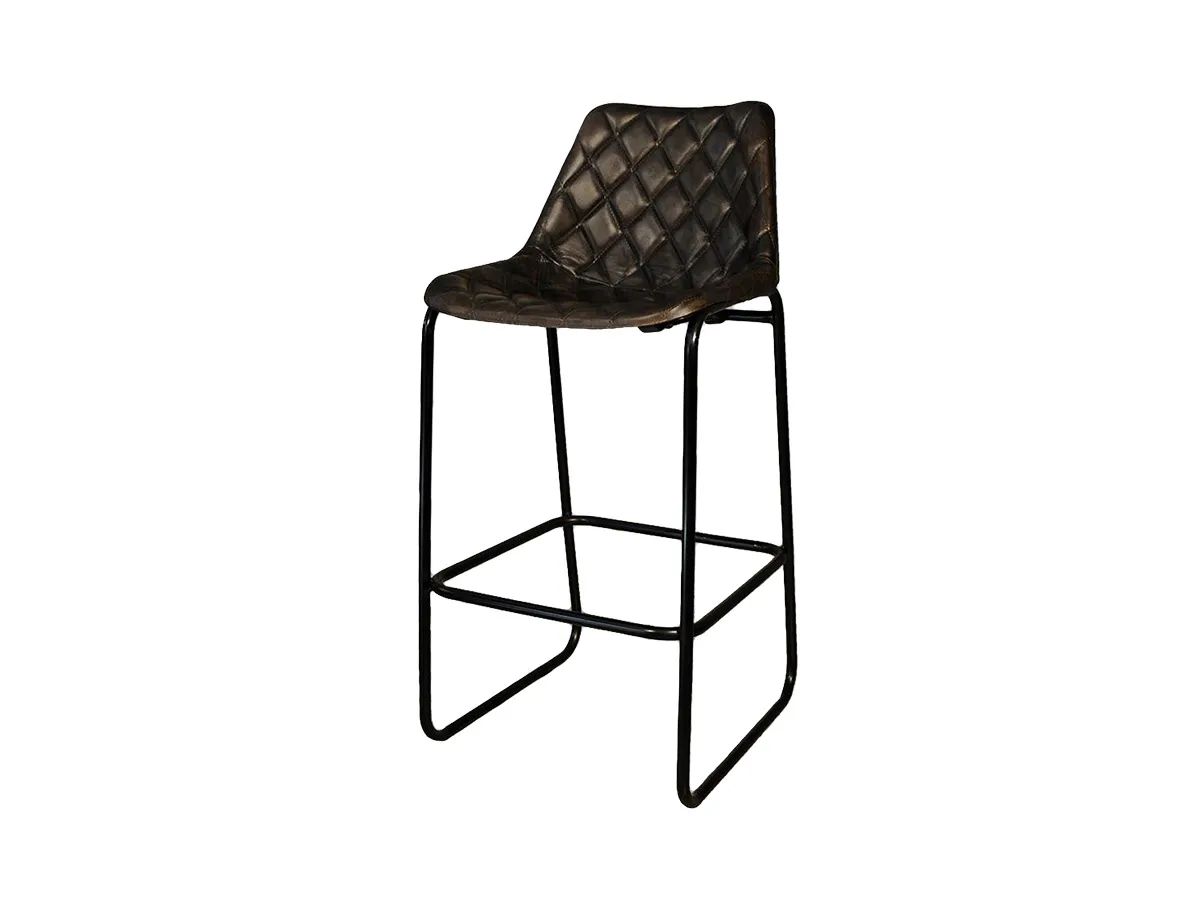 Барный стул Decor-of-today 1186, черный/коричневый