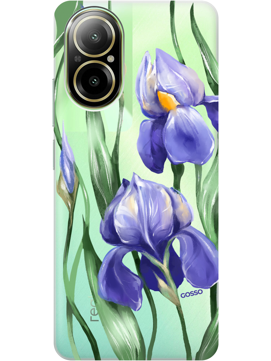 

Силиконовый чехол на Realme C67 с рисунком "Amazing Irises" прозрачный, Прозрачный;белый;синий, 20012142