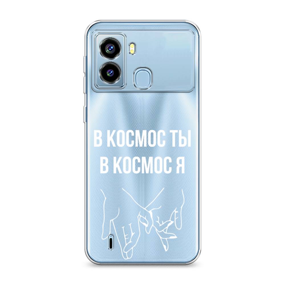 

Чехол Awog на Tecno Pop 6 "В космос ты В космос я", Разноцветный, 302050-6