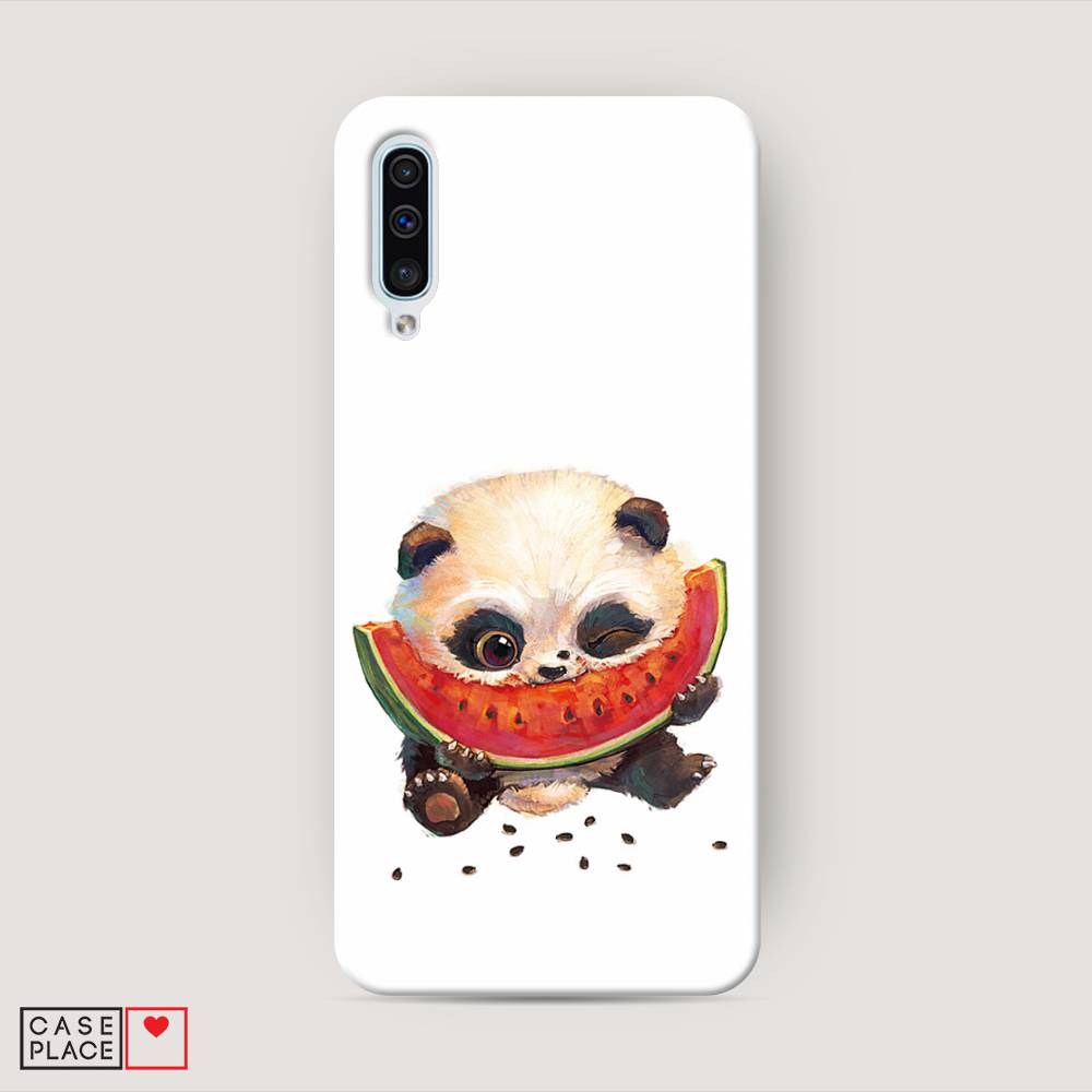 

Пластиковый чехол "Малыш панды с арбузом" на Samsung Galaxy A30s, 28820-1