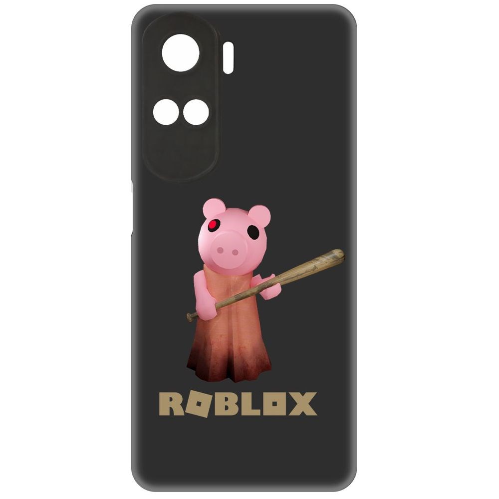 

Чехол-накладка Krutoff Soft Case Roblox-Пигги для Honor 90 Lite черный