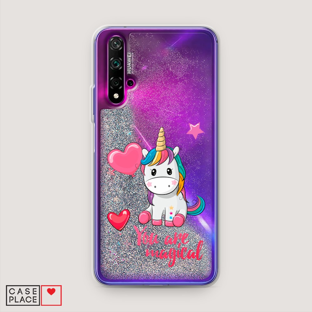 

Чехол Awog на Honor 20/Huawei Nova 5T "Волшебная единорожка", Разноцветный, 610591-1