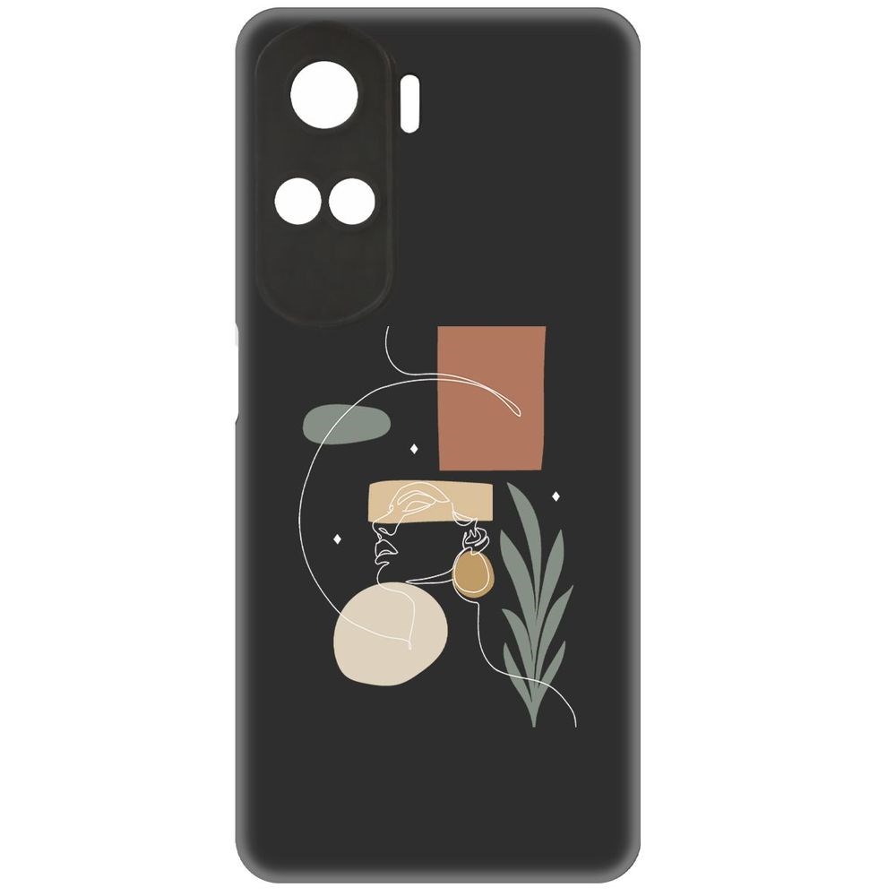 

Чехол-накладка Krutoff Soft Case Элегантность для Honor 90 Lite черный