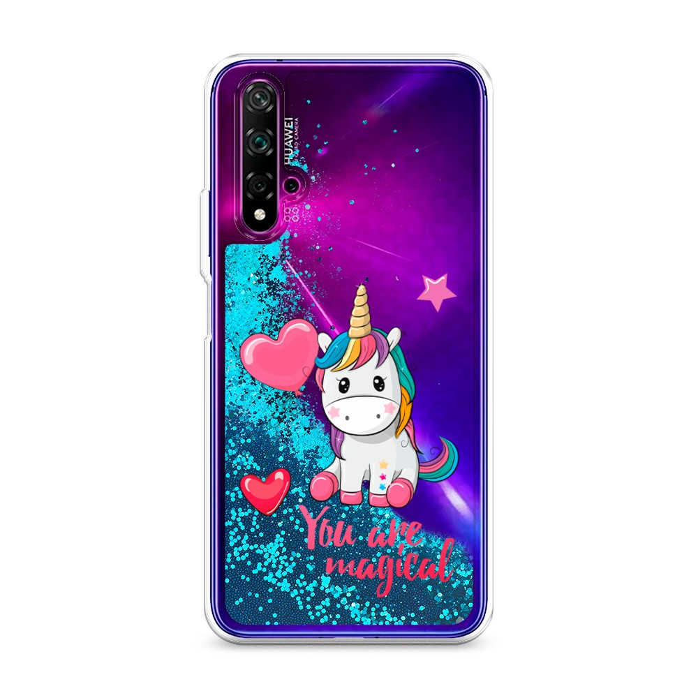 

Чехол Awog на Honor 20/Huawei Nova 5T "Волшебная единорожка", Разноцветный, 610593-1
