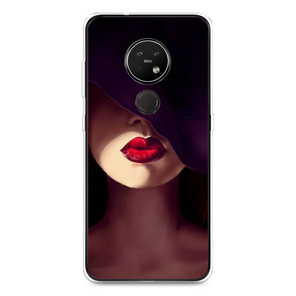 

Чехол Awog на Nokia 6.2 / Нокиа 6.2 "Красные губы", Черный;бежевый;красный, 123050-7