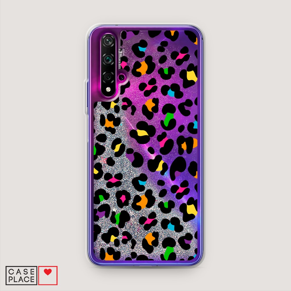 

Чехол Awog на Honor 20/Huawei Nova 5T "Яркий леопард", Разноцветный, 610591-1