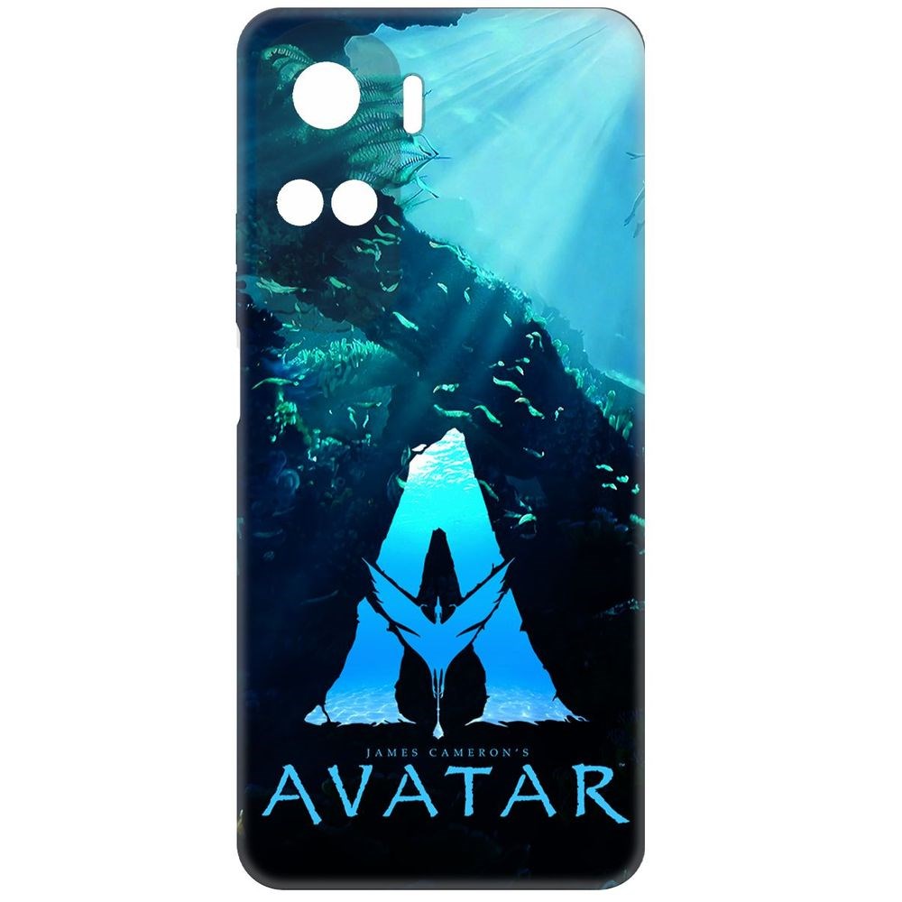 

Чехол-накладка Krutoff Soft Case Аватар - Цветное лого для Honor 90 Lite черный
