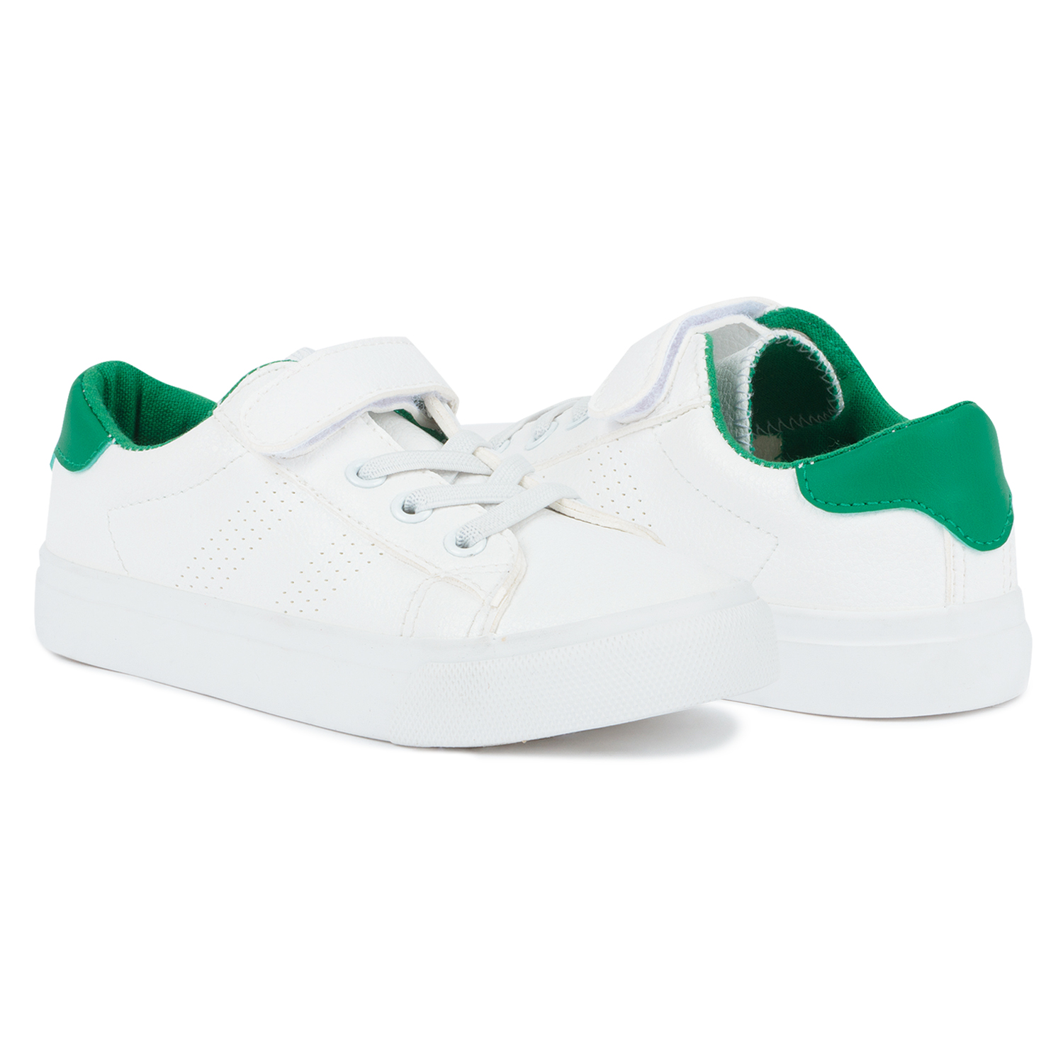 фото Полуботинки kidix syss20-8 white/green р.28