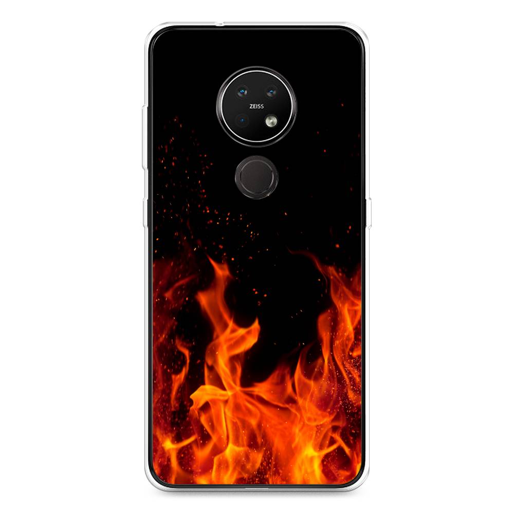 

Чехол Awog на Nokia 6.2 / Нокиа 6.2 "Все в огне", Оранжевый;черный, 123050-4