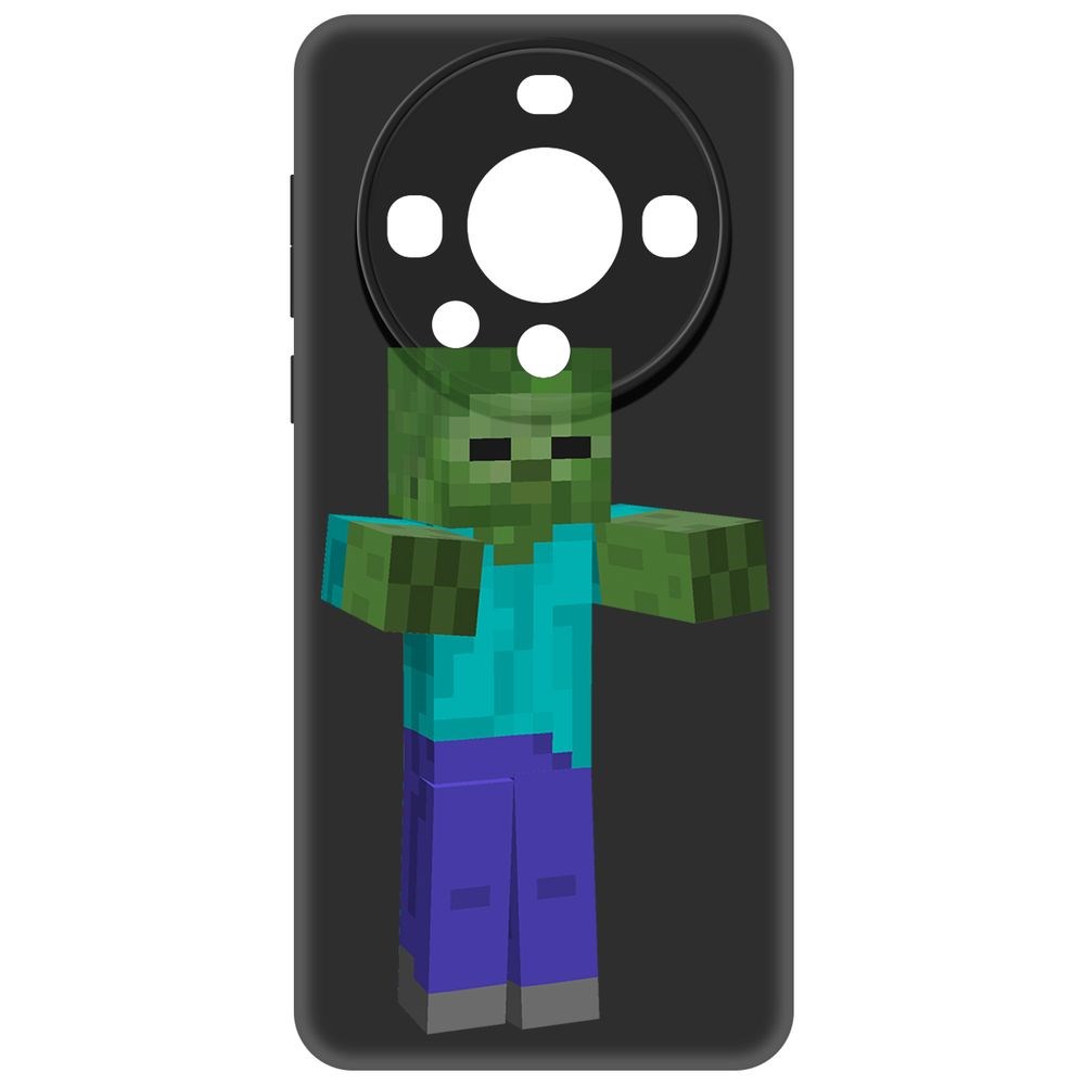 Чехол-накладка Krutoff Soft Case Minecraft-Гигант для Huawei Mate 60 черный