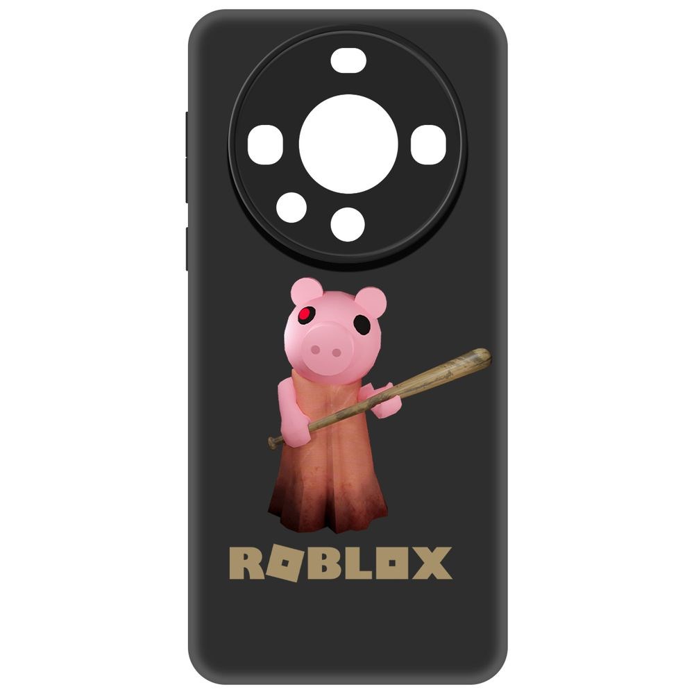 

Чехол-накладка Krutoff Soft Case Roblox-Пигги для Huawei Mate 60 черный