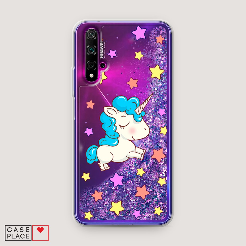 

Чехол Awog на Honor 20/Huawei Nova 5T "Звездный единорог", Разноцветный, 610592-1