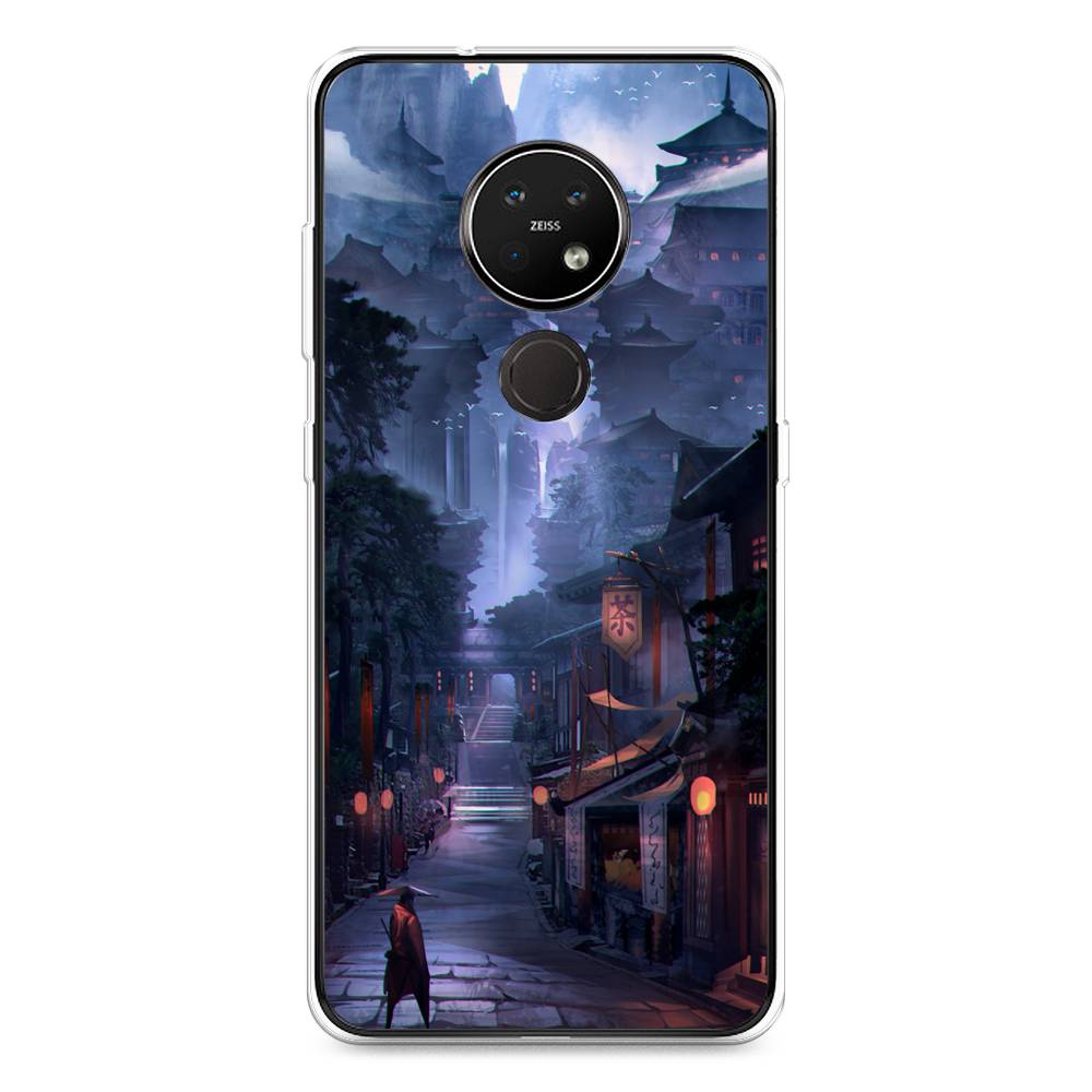 

Чехол Awog на Nokia 6.2 / Нокиа 6.2 "Одинокий самурай", Синий;черный;коричневый, 123050-10