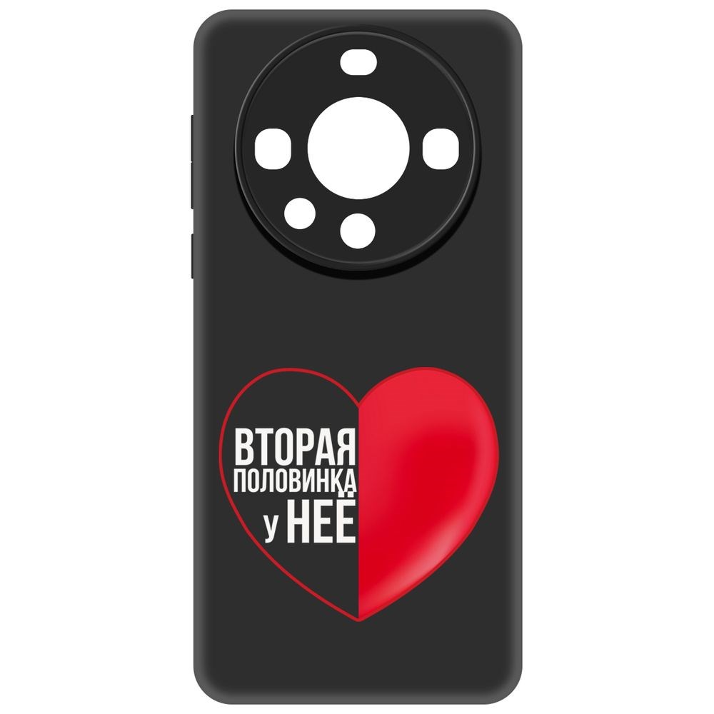 

Чехол-накладка Krutoff Soft Case Половинка у неё для Huawei Mate 60 черный