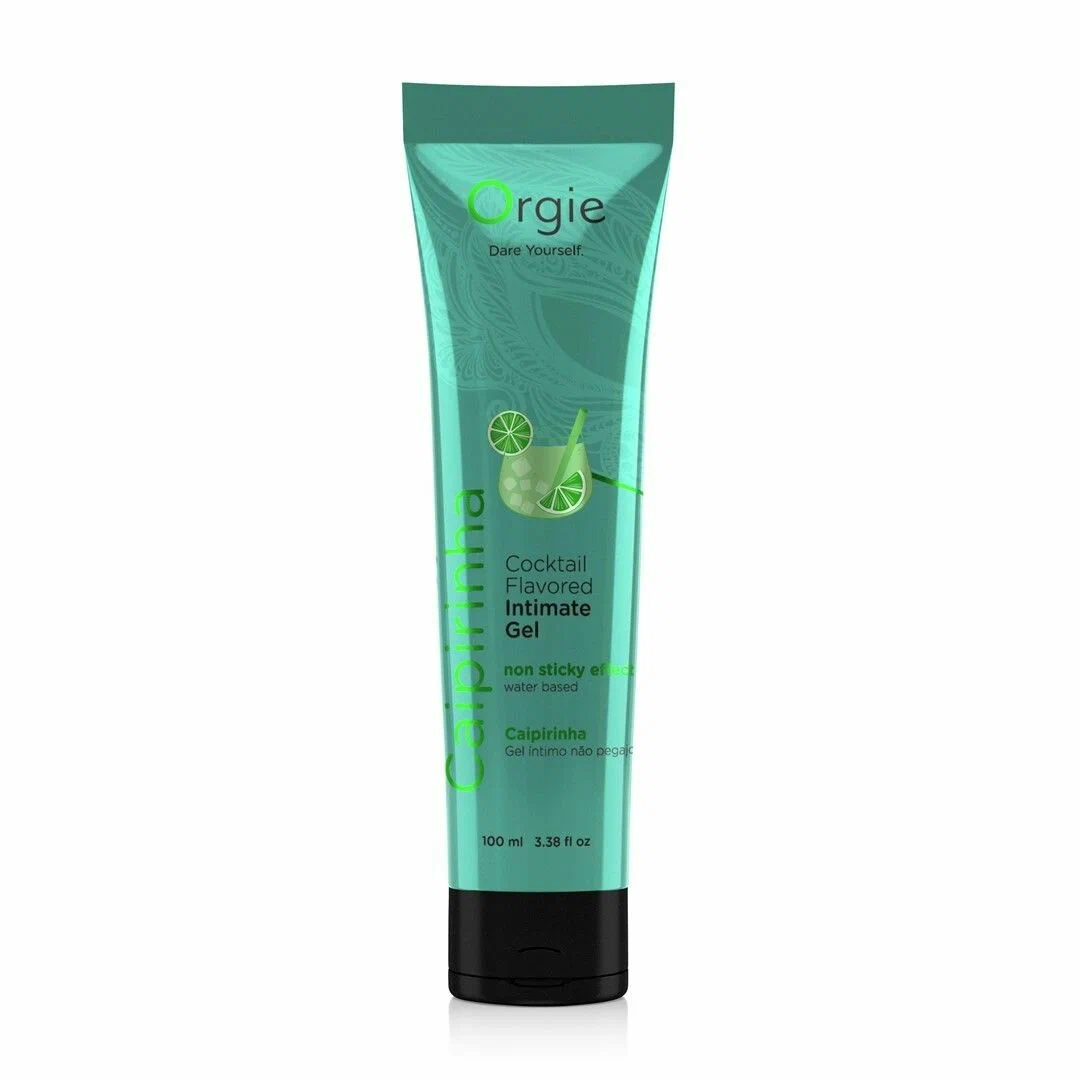 

Съедобный интимный гель Orgie Lube Tube Cocktail Caipirinha - 100 мл.