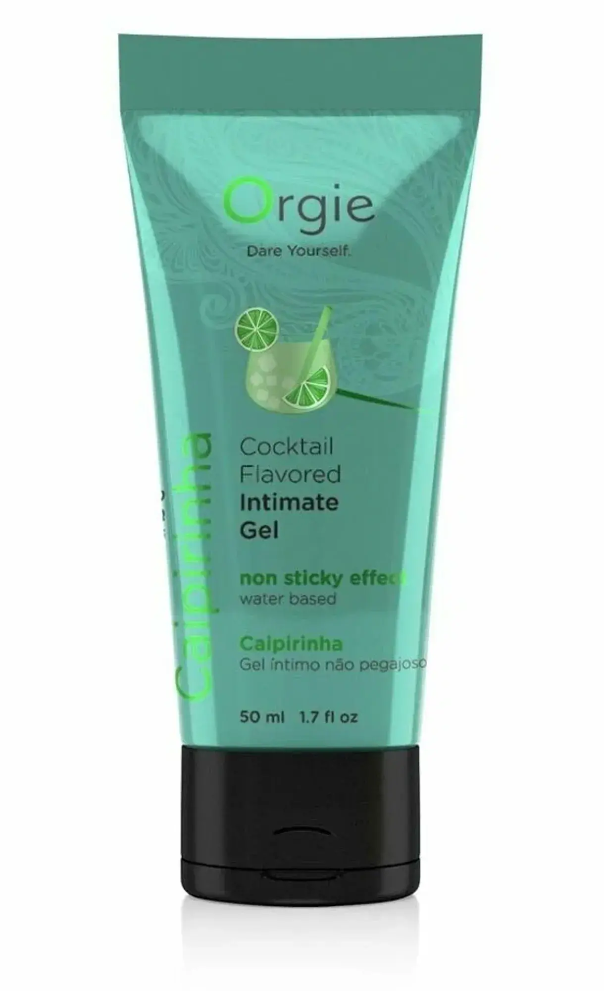 

Съедобный интимный гель Orgie Lube Tube Cocktail Caipirinha - 50 мл.
