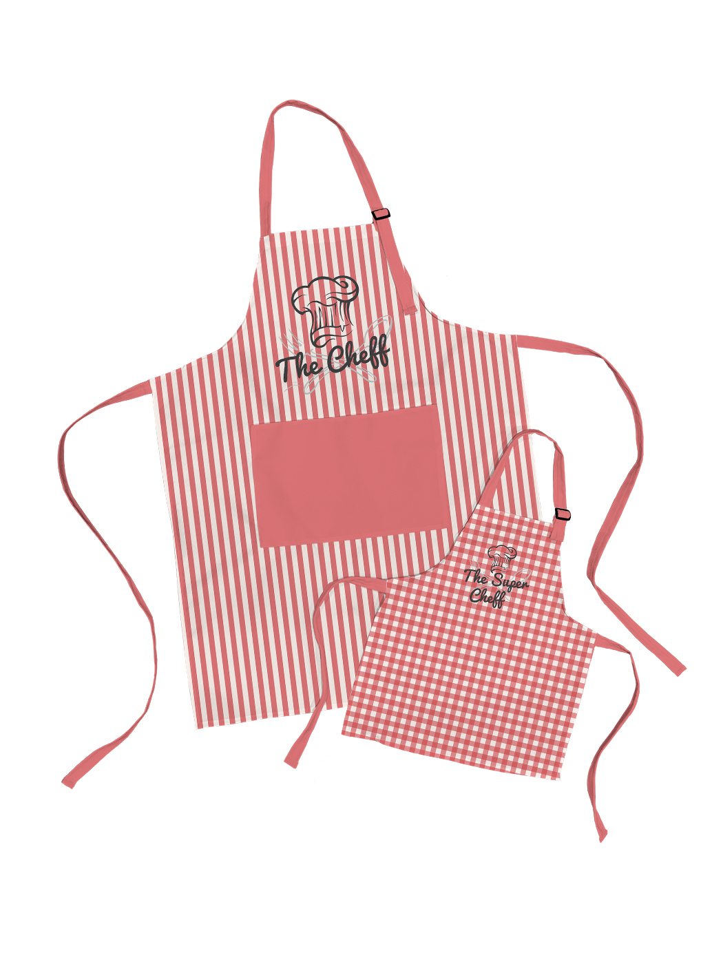 

Комплект фартуки парные семья The Cheff sfer.tex 1766727