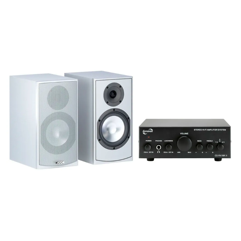 

Комплект акустических систем Advance Dynavox CS-PA1 MK II BL + Canton GLE 420.2 White, Белый, Dynavox CS-PA1 MK II BL + Canton GLE 420.2 White
