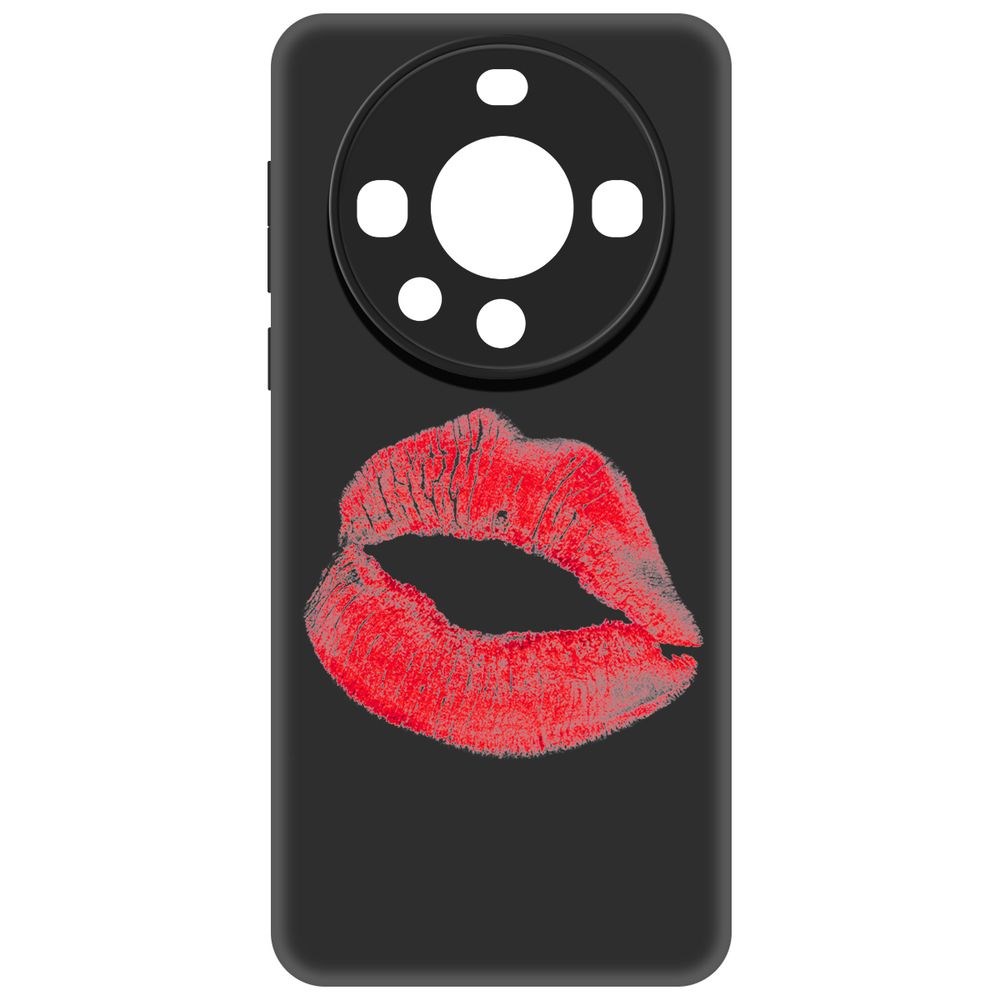 

Чехол-накладка Krutoff Soft Case След помады для Huawei Mate 60 черный