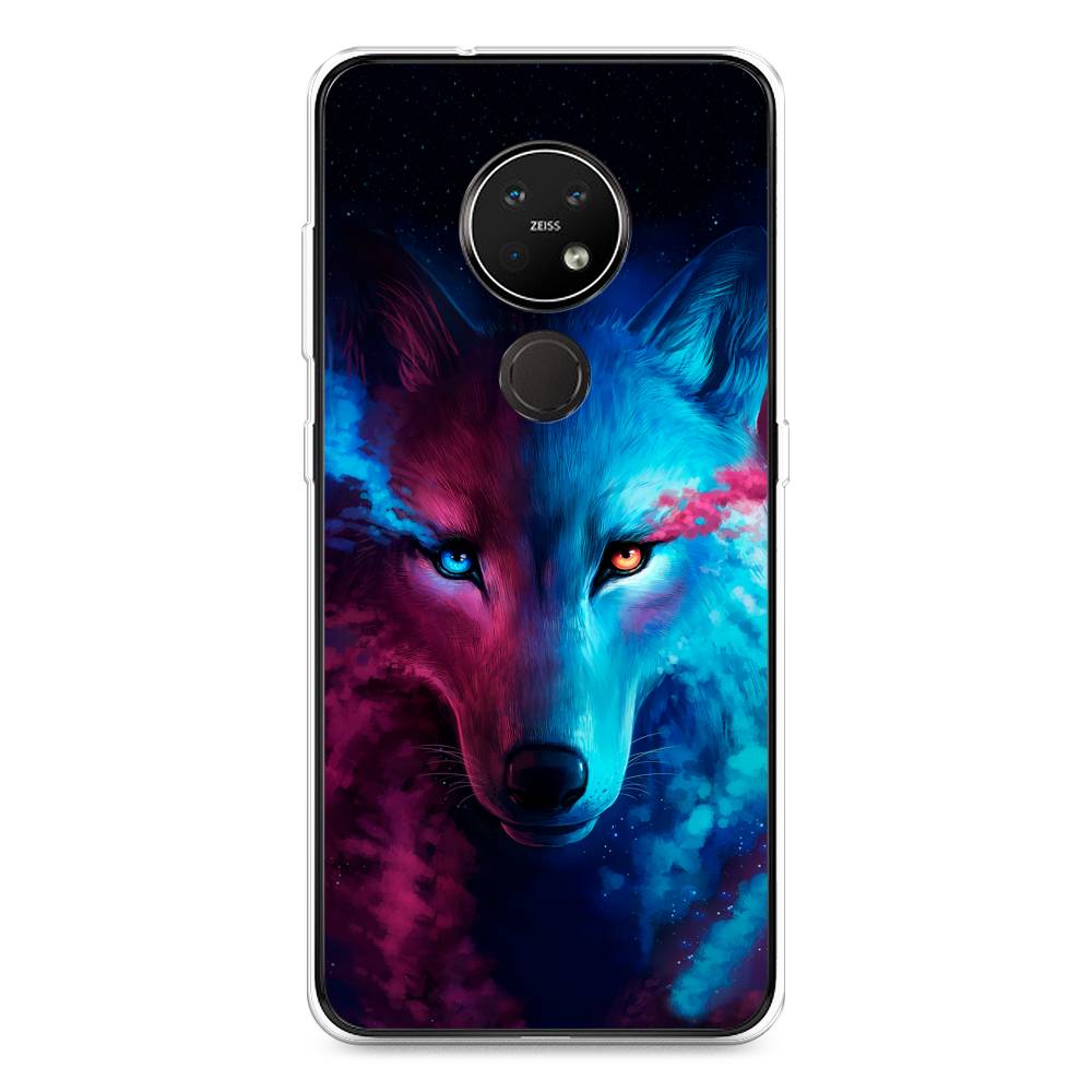 

Чехол Awog на Nokia 6.2 / Нокиа 6.2 "Волшебный волк", Черный;серый, 123050-1