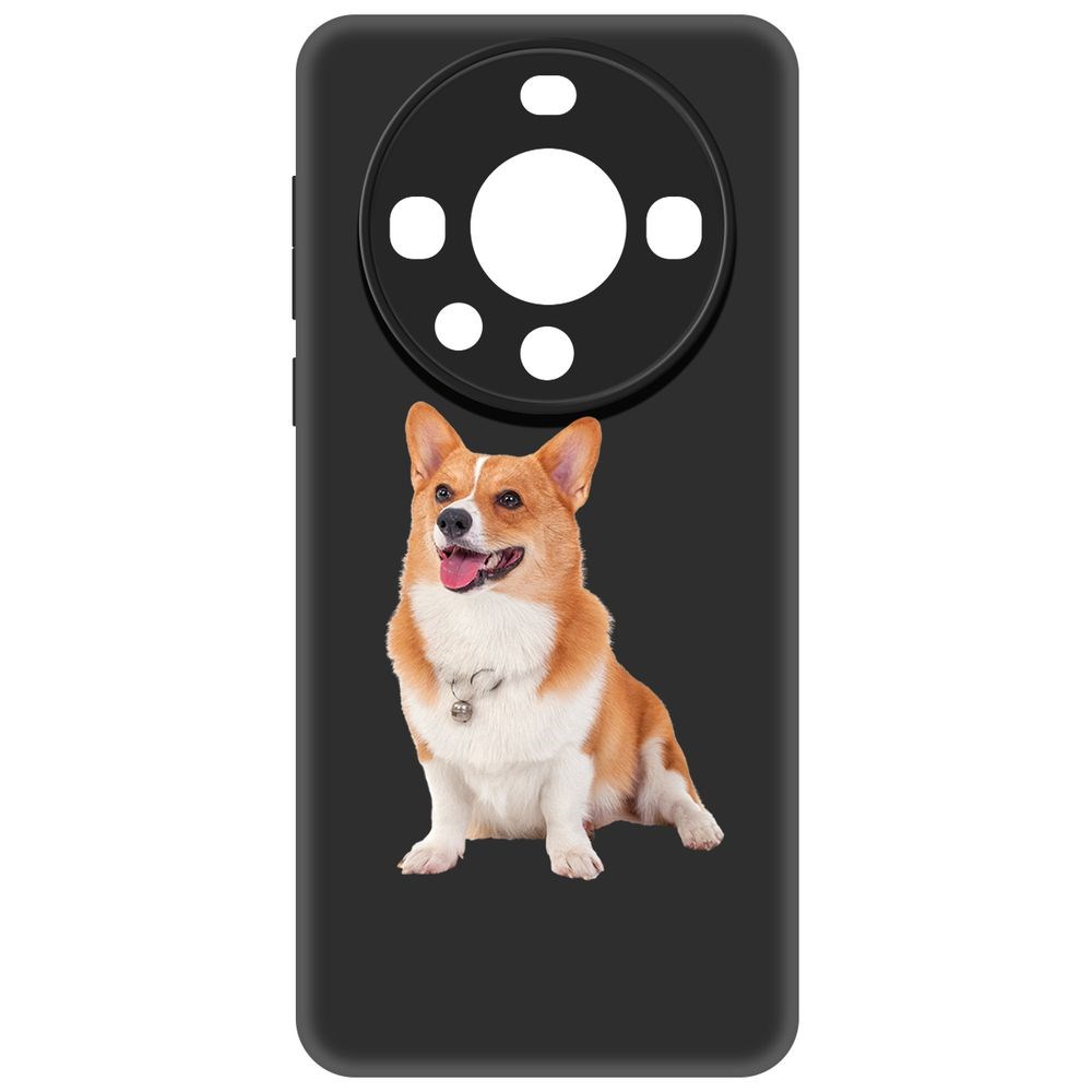 

Чехол-накладка Krutoff Soft Case Корги для Huawei Mate 60 черный